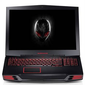 Check out this cool red alien laptop